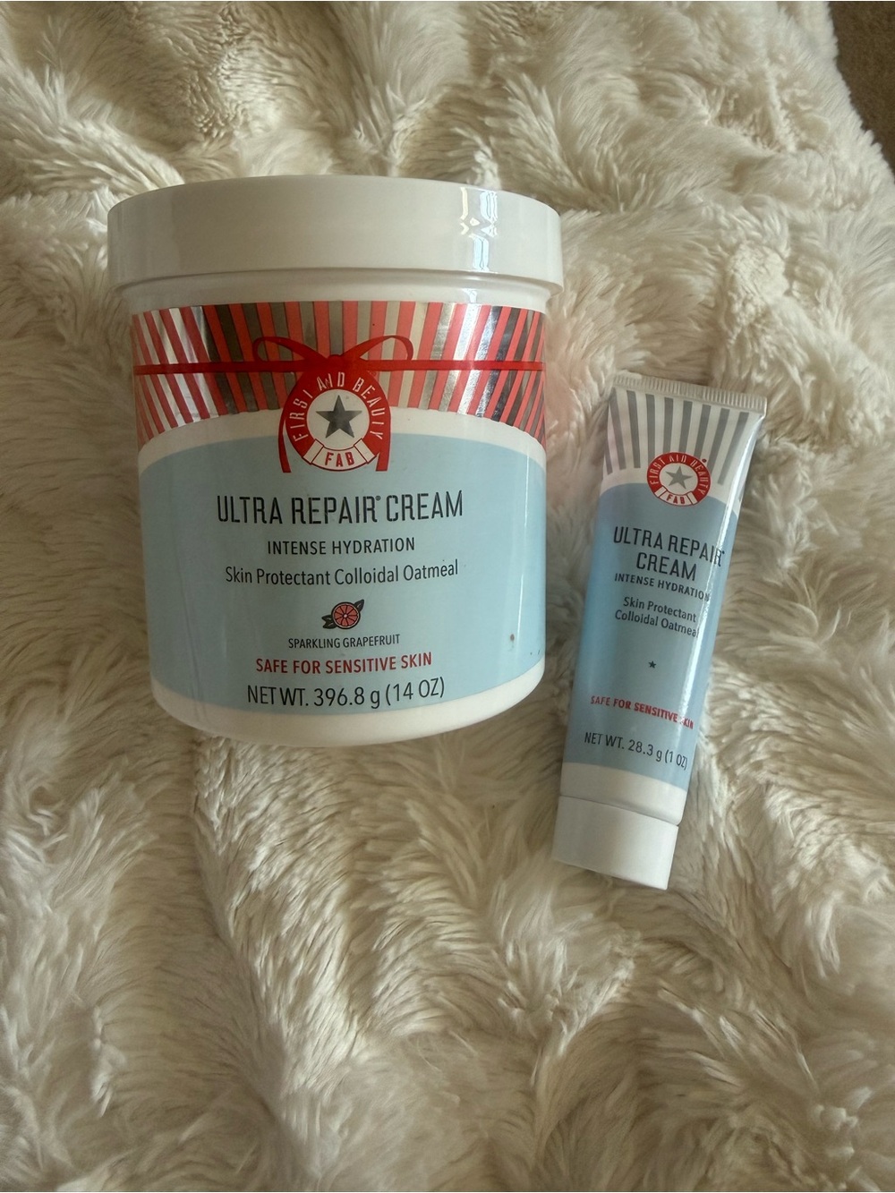 First Aid Beauty Ultra repair intense hydration.